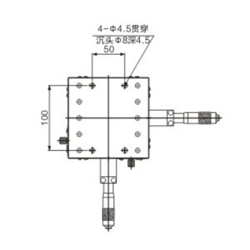 Model dependent travel range, load capacity, and table size